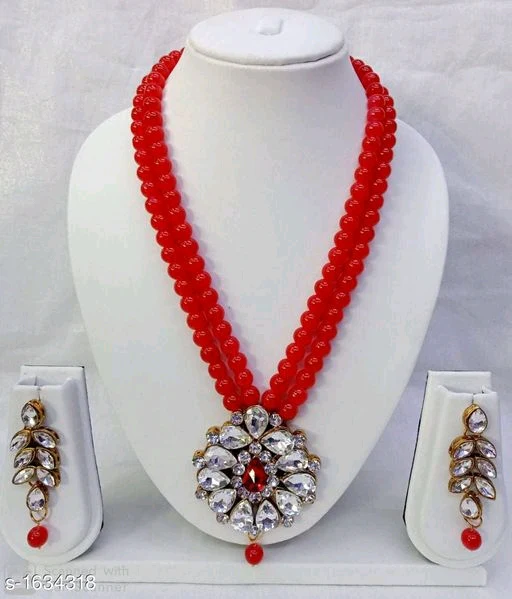 Women's Gold Plated Jewellery Set - Image 4