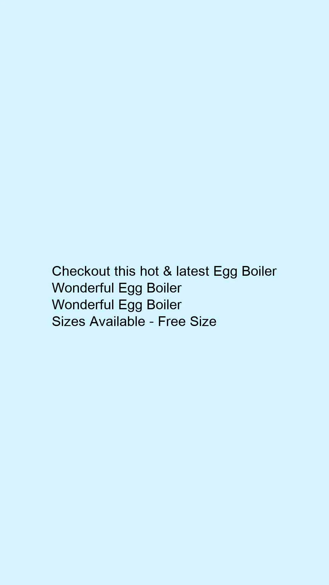Wonderful Egg Boiler - Image 5
