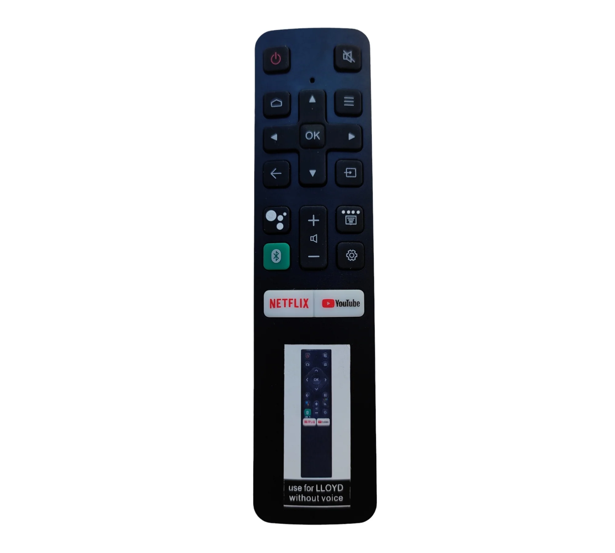 Lloyd Smart Tv Remote without VoiceLloyd Smart TV Remote Control – Compatible Replacement (No Voice Support)#